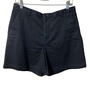 Dockers Women Shorts Black Chino Sz 12 Stretch Outdoor Business Casual Golf Gorp